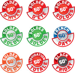 stickers SOLDES à -50% 