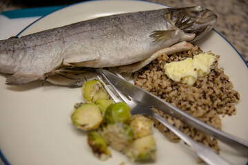 Stuffed Rainbow Trout