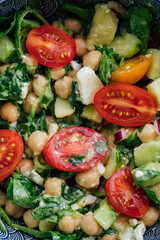 Eating healthy breakfast. Clean eating, dieting, detox, food concept