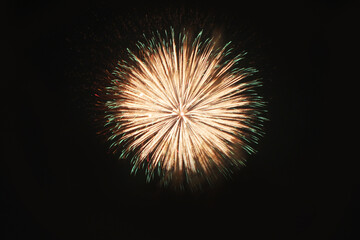 Obraz premium fireworks in the night sky
