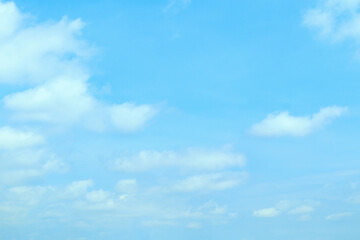 beautiful blue sky with clouds background