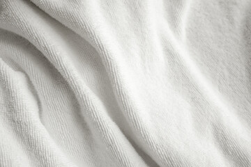 white cotton fabric towel texture abstract background