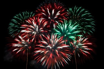 Independencia de México, fuegos artificiales.