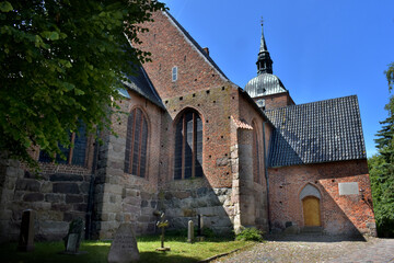 Fototapeta na wymiar St. Nikolai-Kirche in Burg auf Fehmarn