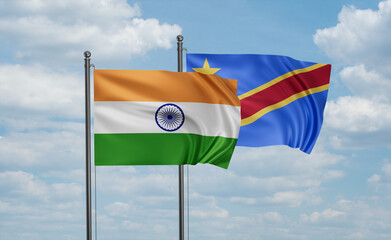Congo and India flag
