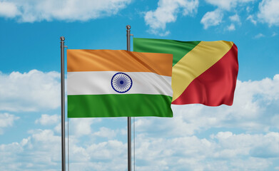 Congo and India flag