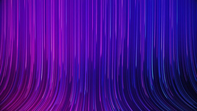 Abstract Modern Curved Blue and Magenta Light Steak Background Loop