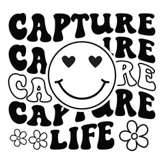 Capture life Retro SVG
