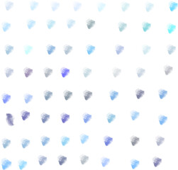 Vector watercolor blue strokes - over fifty shades. Set of blue watercolor brush strokes. Abstract watercolor background design. Watercolor spots. Different blue shades.