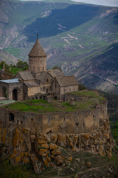 tatev monastery, home to the worlds longest reversible aerial tramway