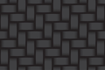 Vector seamless texture resembling the structure of carbon. Black background