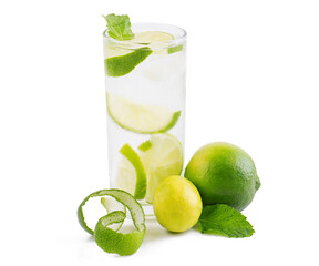 Lemonade isolated on white background