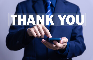 send a thank you message