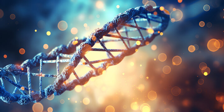 DNA Molecule Structure
DNA Double Helix Illustration AI Generated