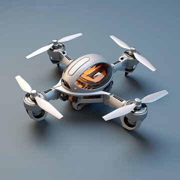 small consumer drone - design concept created using generative AI tools
