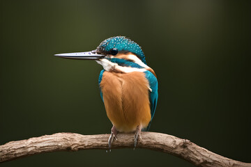 Kingfisher On The Branch