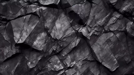 Dark rough stone background. Generative ai design. © Bildwasser