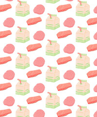 protein food, background pattern painting