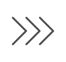 Interface arrows related icon outline and linear vector.