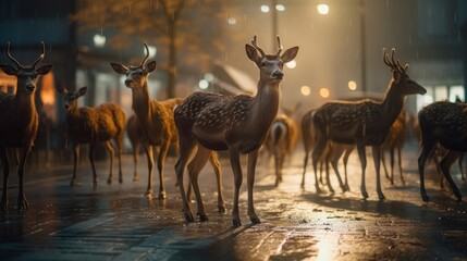 Enchanting Wildlife Delights: Captivating Deer Silhouettes in Vector IlluRevolutionary Gaming Experience: Cutting-edge Tech, Immstrations for Christmas and Forest-Themed Art, generative AIAI Generated