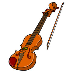 violin illustration