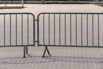 MOBILE BARRIERS - Protection of the area against entry by unauthorized persons 