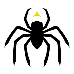 Spider vector icon illustration isolated, Halloween