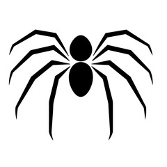 Spider vector icon illustration isolated, Halloween