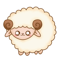 Cute Sheep Illustration