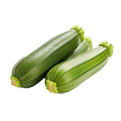 zucchini isolated on white