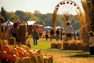 Generative AI, attend fall festivals and events Many towns,  festival at farm