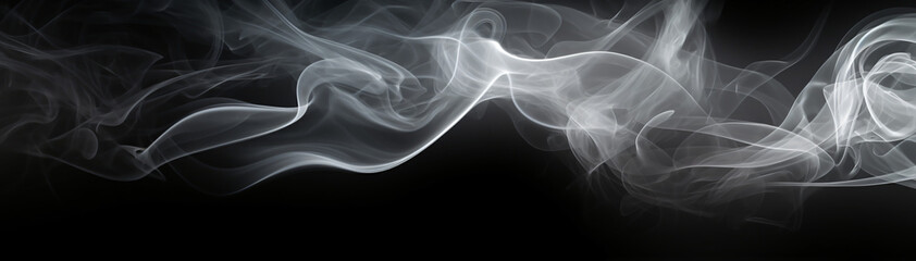 smoke on black paper texture background