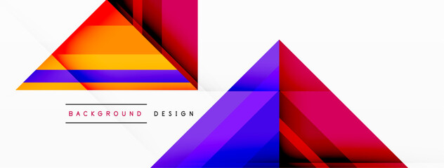 Visually captivating background design showcasing dynamic geometric lines, triangles, and squares. This composition blends precision and movement, creating an engaging graphic with a modern aesthetic