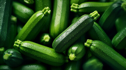 zucchini background collection of healthy food fruit and vegetables, natural background of fresh zucchini representing concept of organic vegetables , healthy eating, fresh ingredient