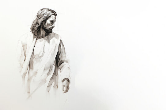 Jesus Drawing Images - Free Download on Freepik
