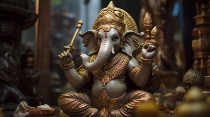 Fototapeta premium Indian God Ganesha