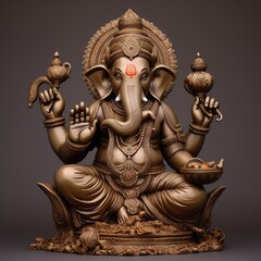 Indian God Ganesha - obrazy, fototapety, plakaty