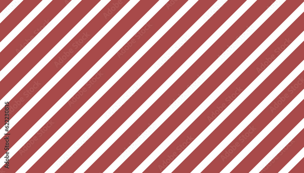 Poster red and white diagonal striped line seamless pattern