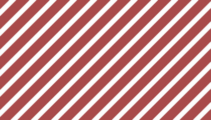 Red and white diagonal striped line seamless pattern