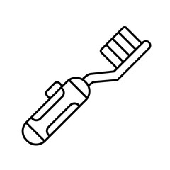 Electric brush Vector Icon

