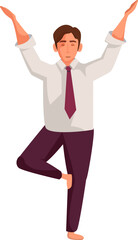 standing yoga asana pose