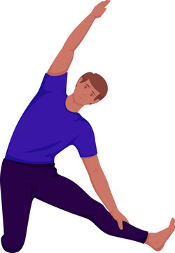 Gate yoga asana pose