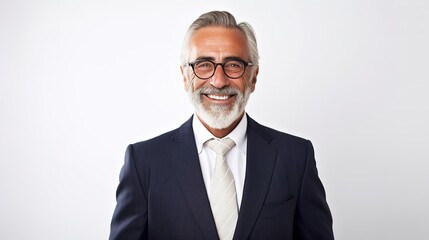portrait of a businessman, CEO, Manager on white background