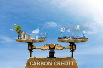 Carbon Credit is the amount of greenhouse gases reduced or stored.   carbon credits obtained will...