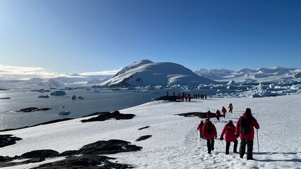 Expedition Team on Detaille Island, Antarctica © Katrin