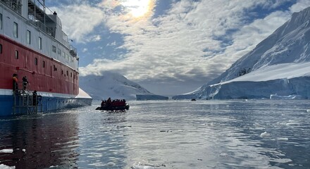 Anchored in the Gullet, Antarctica