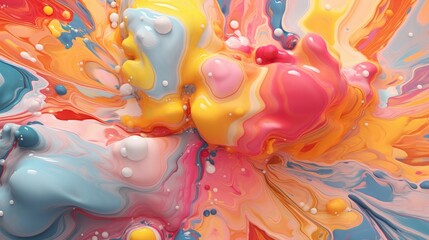abstract background with bubbles. generative ai