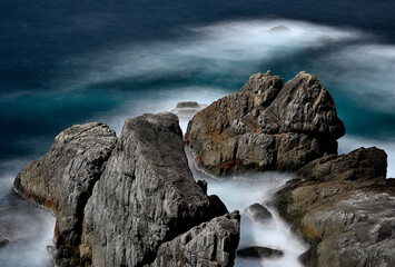 日御碕の柱状節理