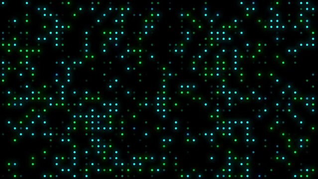 bstract animated motion background glowing colorful neon led display lights for presentation 4K video