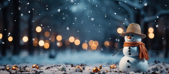 Illustration of Christmas background, AI Generated